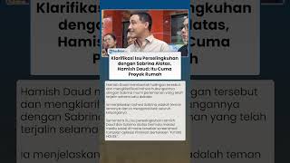 Klarifikasi Isu Perselingkuhan dengan Sabrina Alatas, Hamish Daud: Itu Cuma Proyek Rumah