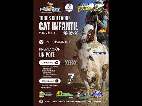 SAN FERNANDO 2026 / APURE EN UN VIAJE / CAT. MENORES