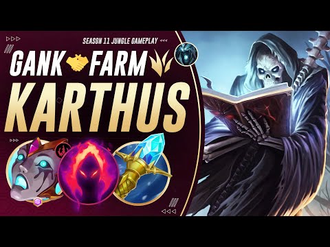 GANK & FARM: Karthus Jungle Is Everywhere With Strong Jungle Pathing/Mind Games! | Season 11 Guide