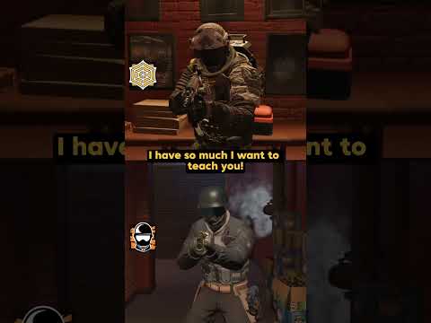 Jager teaches a Sentry Recruit! R6 Lore