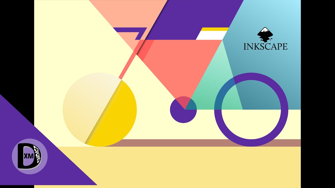 Beautiful Bicycle Background | Inkscape | Vector - Graphic Design | SVG