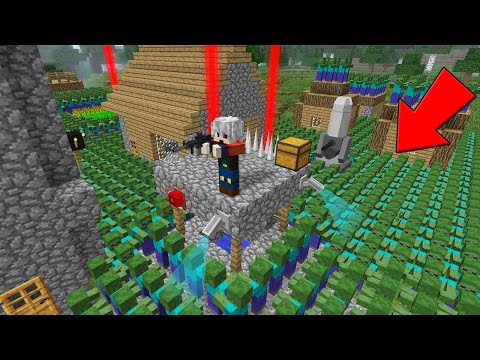$1000 SAFEEST VILLAGE VS ZOMBIE APOCALYPSE - Minecraft