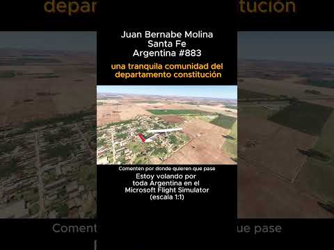 Juan Bernabe Molina, Santa Fe desde el Microsoft Flight Simulator #juanbernabemolina #santafe #msfs