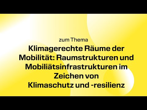 Mittagsimpuls 5: Klimagerechte Räume der Mobilität | Carolin Schäfer-Sparenberg