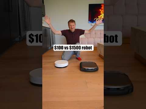 $100 vs $1500 robot vacuum! #robotvacuum #eufy #vacuum