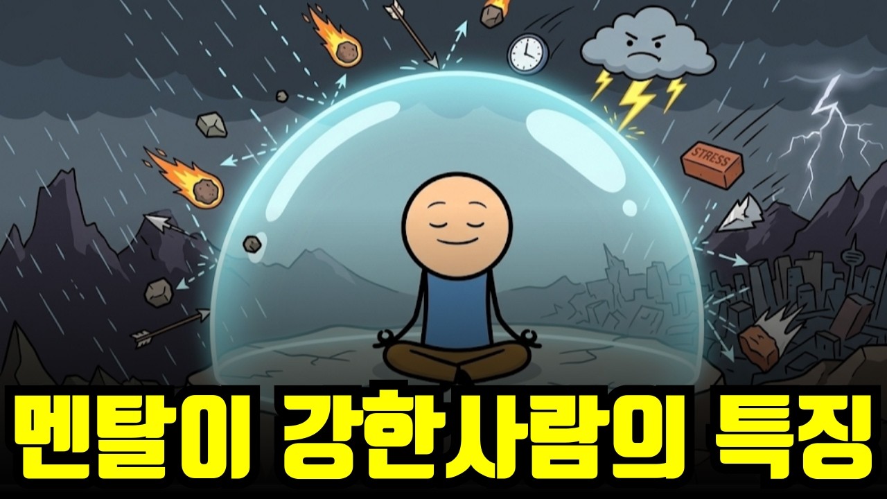 "유리멘탈도 쎄집니다" 진짜 멘탈 강한사람이 '밥먹듯' 하는행동