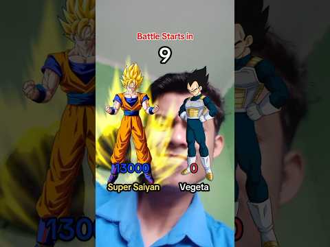 Goku VS Vegeta Battle Fight #gokuvegeta #dragonball #battlefight