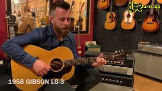 Video thumbnail for Beautiful 1958 Gibson LG-3 Natural | GuitarPoint Vintage Guitars by GuitarPoint