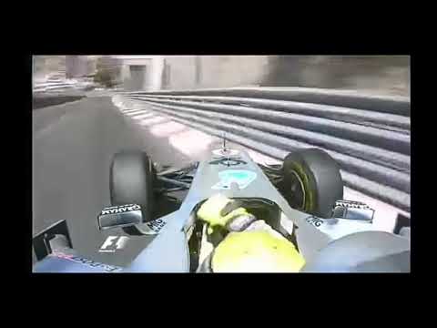 F1 crash Nico Rosberg Monaco 2011
