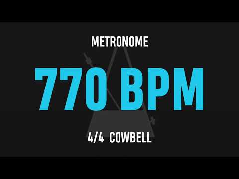 770 BPM 4/4 - Best Metronome (Cowbell)