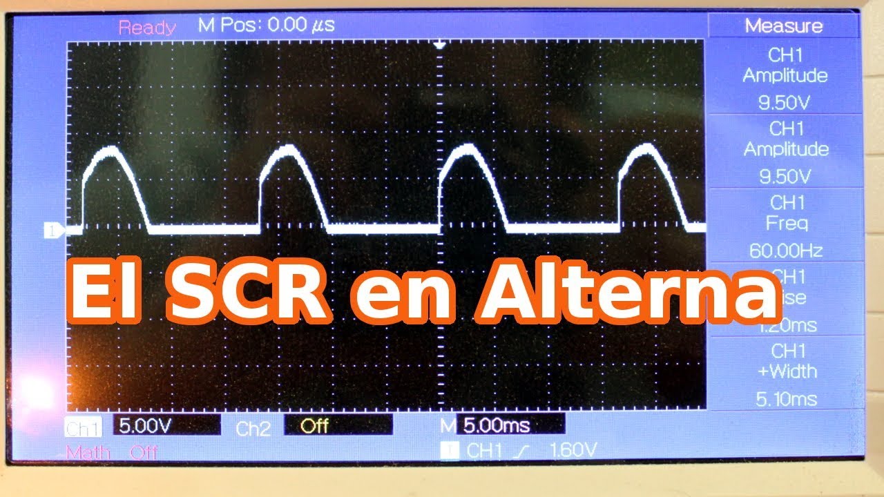 ¿Cómo se Comporta el SCR o Tiristor en Corriente Alterna?