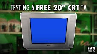 Testing a FREE Memorex 20" CRT TV
