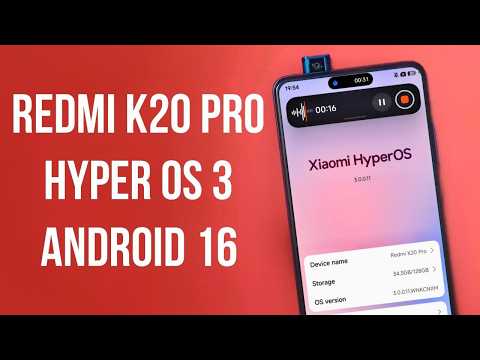 How to Install HyperOS on Redmi K20 Pro / Mi 9T Pro | Android 16 Port