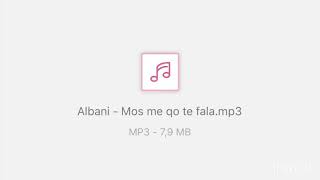 Alban Ibrahimi - Mos Më Qo Të Fala