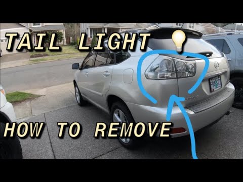 HOW TO REMOVE TAIL LIGHT 2003 - 2009 LEXUS RX 330