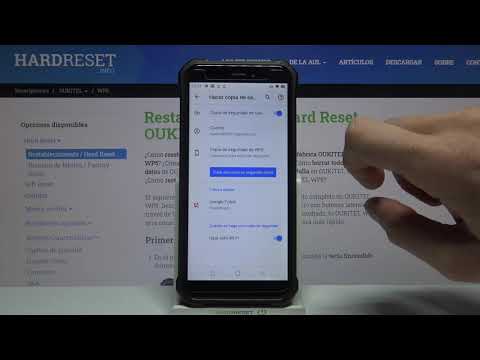 Cómo hacer copia de seguridad en OUKITEL WP5 - copia de seguridad Google