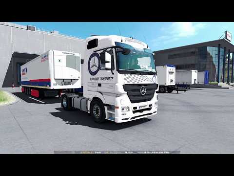 ETS2 1.32 Mercedes Benz Actros MP3 1846 EEV Marseille - Bourges