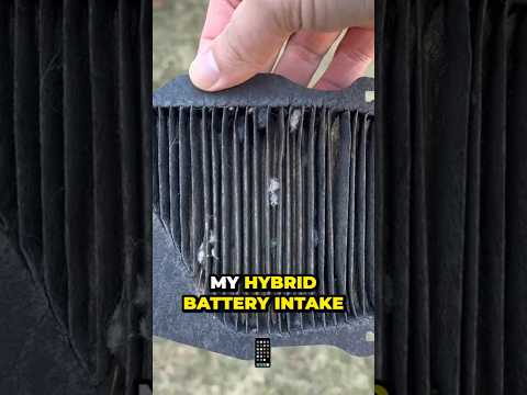 Why you NEED to clean your Hybrid battery intake filter!