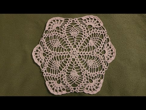 Part 1 - Pineapple Lace Doily - Crochet Tutorial!