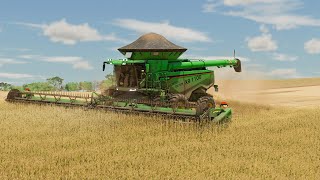 Continuação da colheita da SOJA - Farming Simulator 22