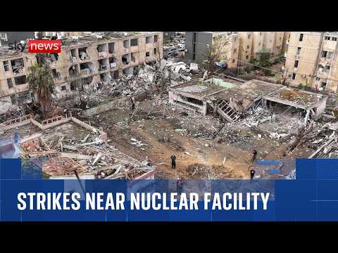 Iran missiles crash through Israeli defences hitting residential areas near nuclear facility