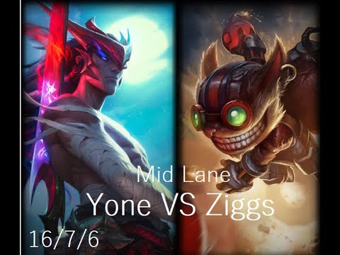 Yone vs Ziggs (Mid Lane)
