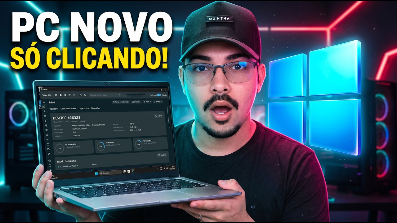 ESQUEÇA FORMATAÇÃO! Esse Programa Grátis Ressuscita Qualquer PC Lento!
