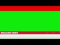 News Green Screen Animated Breaking News Bumper Green Screen Video