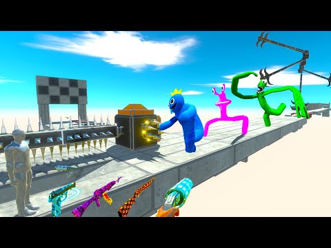 FPS AVATAR PARKOUR RESCUE MISSION FULL TRAP - Animal Revolt Battle Simulator