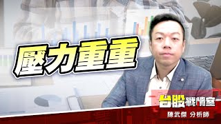 壓力重重、弱中透強#加權指數#川普#主流換位｜小武哥投資事務所｜陳武傑 (圖)