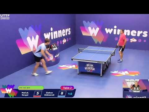 WINners CUP table 2  27.08 Maliuk Sergei - Ziakun Aleksandr    18:00