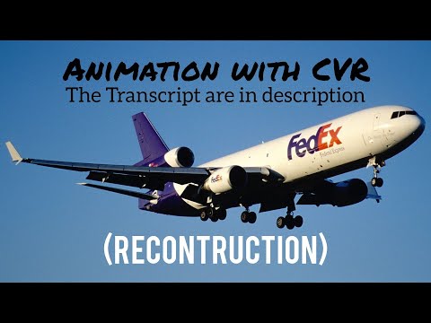 FedEx Express Flight 14 Crash || Animation with CVR. (Subtitles/CC On)