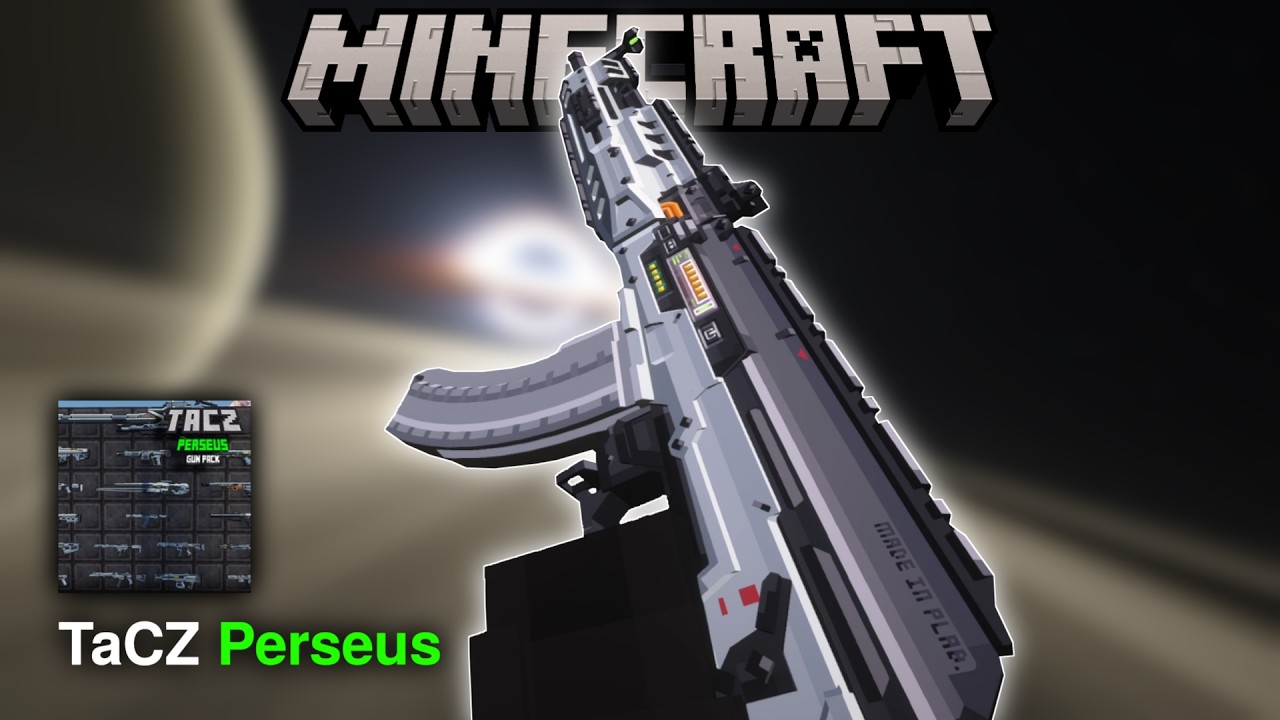 Perseus Gun Pack - All Weapons Showcase | Minecraft TaCZ Mod | v3.2 | By aaanjuinami