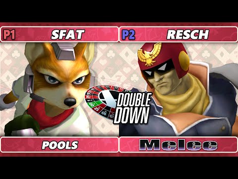 Double Down 2022 - SFAT (Fox) Vs. Reesch (Captain Falcon) SSBM Melee Tournament