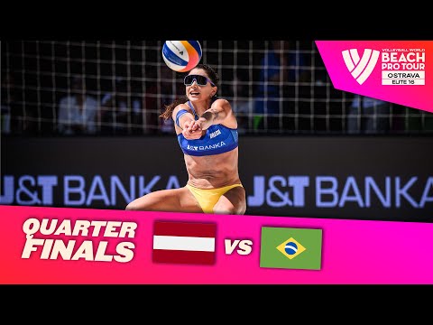 Graudina/Samoilova vs. Salgado/Barbara - Quarter Finals Highlights | Ostrava 2024 #BeachProTour