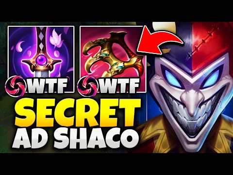 THIS AD SHACO BUILD IS SECRETLY BROKEN! (SNEAKY ONE SHOTS)
