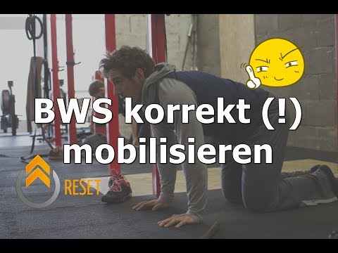 Brustwirbelsäule KORREKT aufrichten (+ Rotation)