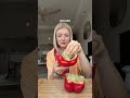 trying the bell pepper „sandwich“