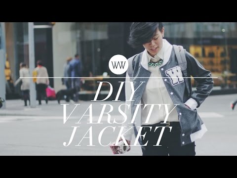 How to Make a Varsity Jacket (Letterman Jacket) | WITHWENDY Video