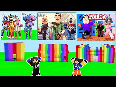 SÜPER MACERALAR ve KAPIŞMALARA GİRDİK 😱 Minecraft GTA 5 - Roblox - Poppy Playtime