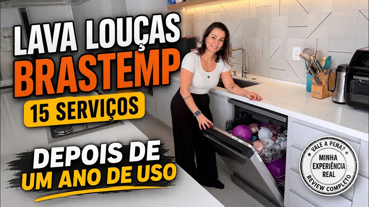 Miniatura da avaliação em vídeo de Lava-louças Panasonic NP-6M1MBKBRP 15 Serviços