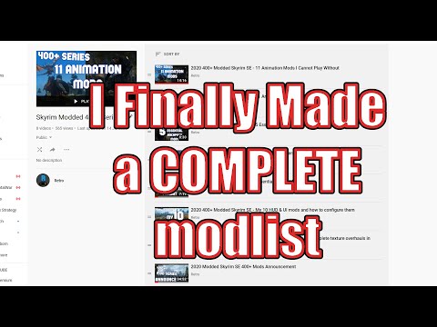 I FINALLY did it! - COMPLETE Skyrim 400+ Series Modlist with links