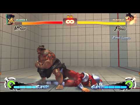 SSF4AE - E. Honda Option Select - M. Bison