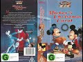 Mickey S Christmas Carol New Zealand VHS Opening Disney 1992