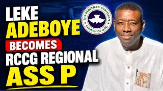 LEKE ADEBOYE BECOMES REGIONAL P  @44YRS
