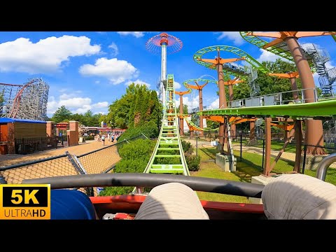 On-ride point of view of Apple Zapple