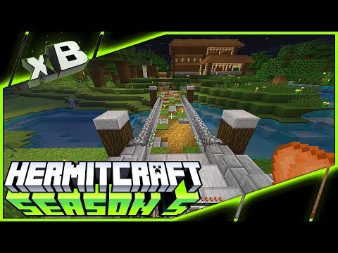 BRIDGE OVER TROUBLED WATER! :: HermitCraft Season 5 :: Ep 62