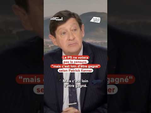Patrick Kanner : le PS ne votera pas la censure, "mais c'est loin d'être gagné"