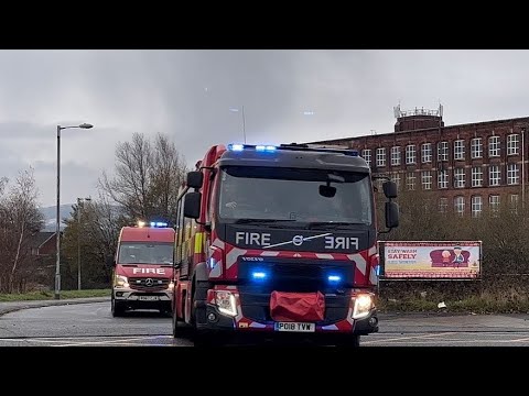 Greater Manchester Fire & Rescue - Ashton Technical Response Unit Turnout