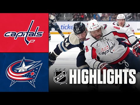 NHL Highlights | Capitals vs. Blue Jackets | October 24, 2025
